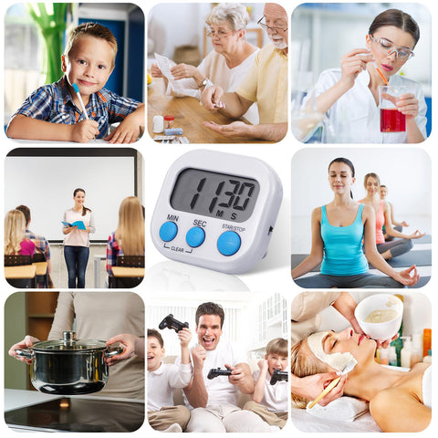 Weewooday compact timer fits on busy counters and desks