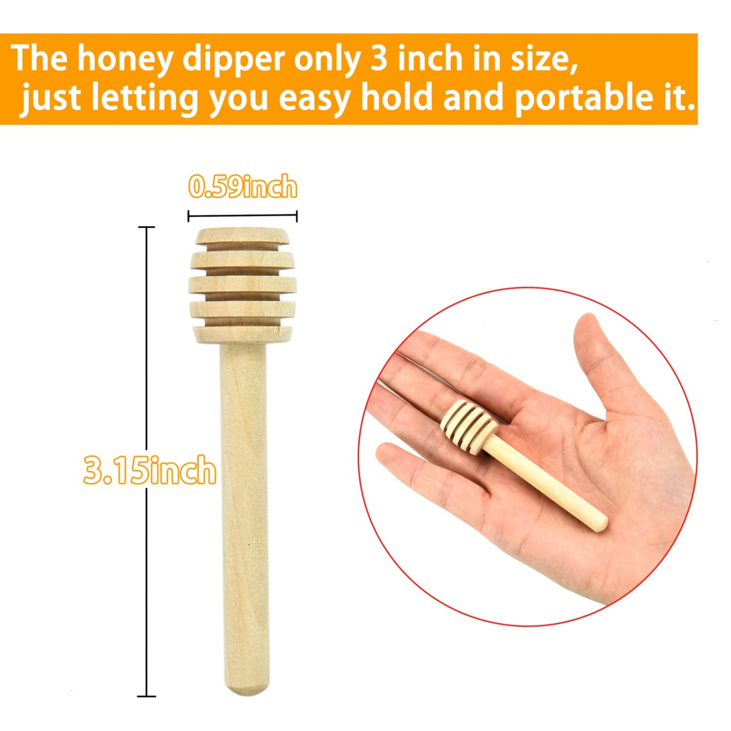 WEFOO groove-dispensing design enables controlled honey drizzle.