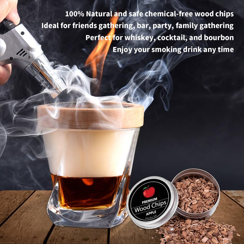 Weibutech four flavored wood chips add aromatic depth to whiskies and cocktails