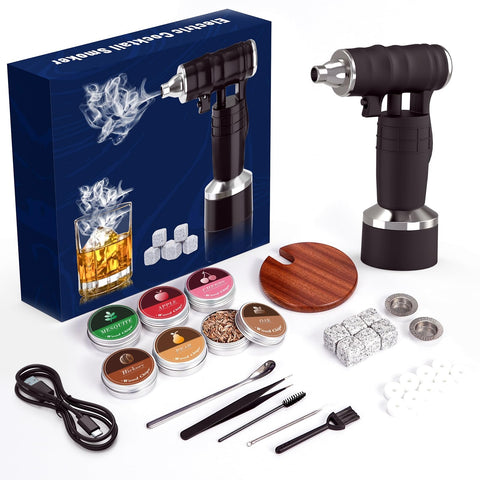 WEICHA electric whiskey smoker kit unboxing shows premium packaging and sleek design