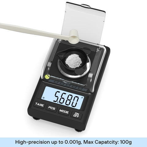 WEIGHTMAN powder scale set up for reloading tasks and powder measurement.