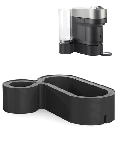 WEIGUZC riser stand for Nespresso Vertuo Pop+ elevates the machine for taller mugs.