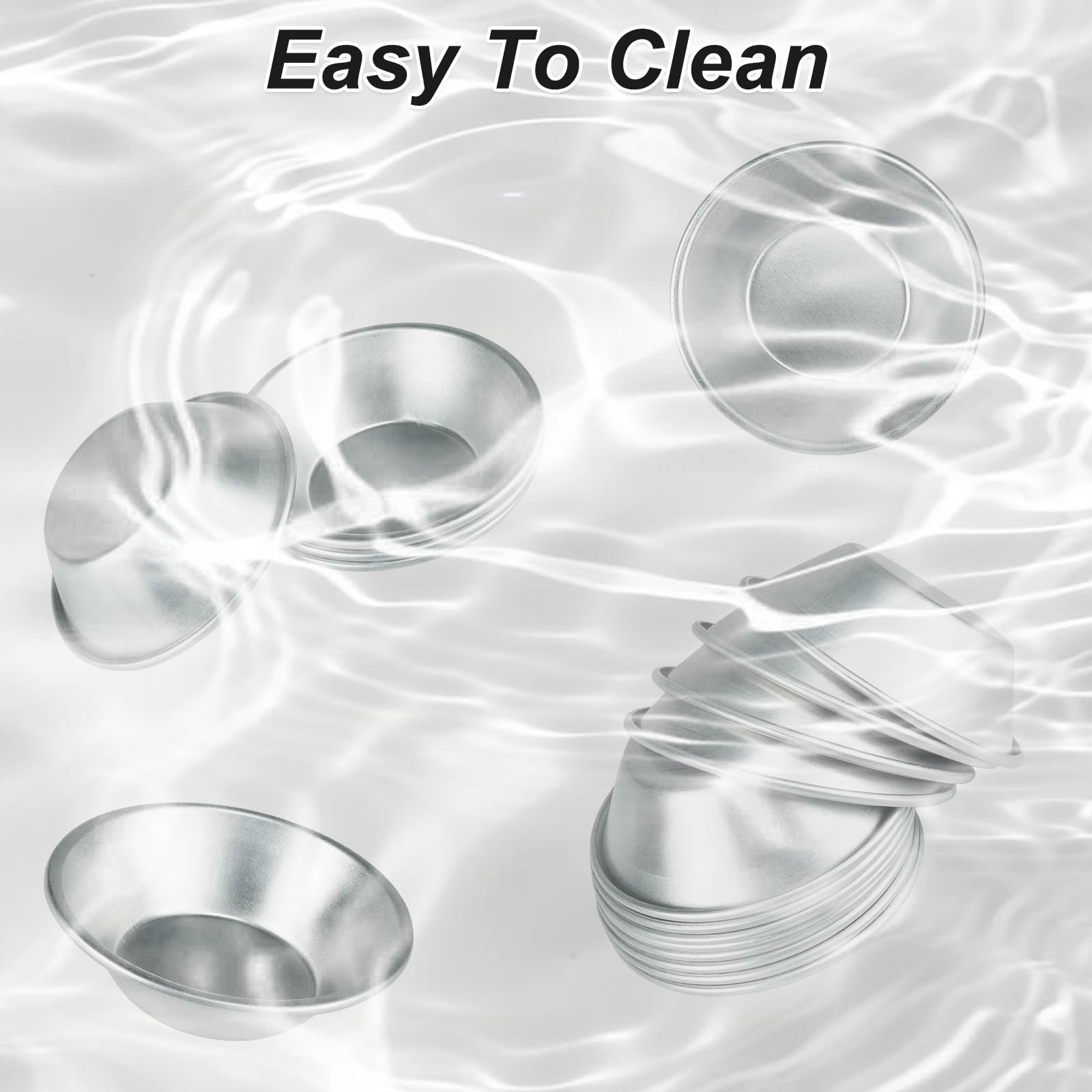 Weilan hard anodized aluminum molds provide durability and quick heating.