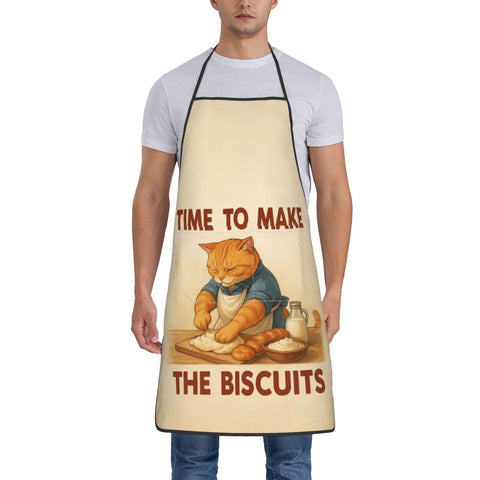 Weiscode apron features large pockets for utensils and recipes during cooking.