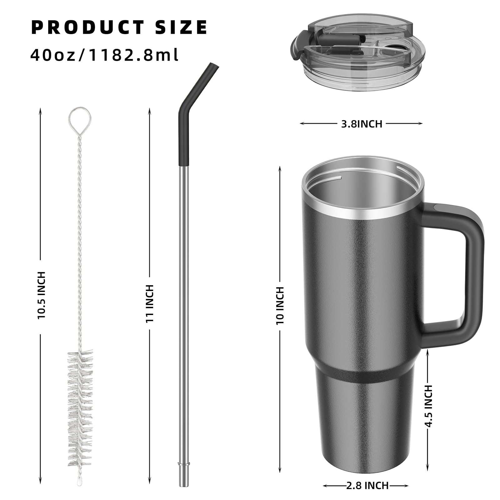 Weisidi double-wall vacuum insulated bottle keeps drinks cold and hot.