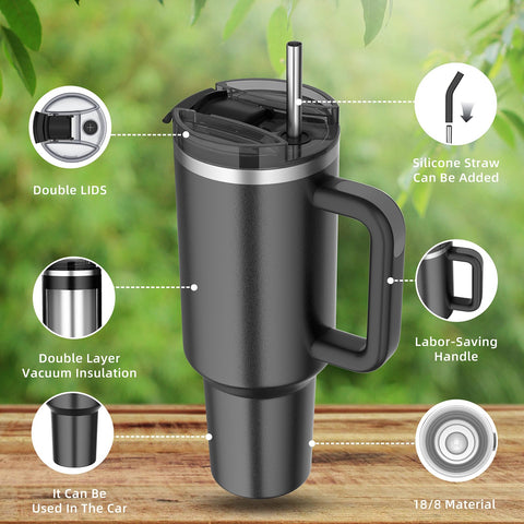 Weisidi leak-proof lid with straw option prevents spills during commutes.