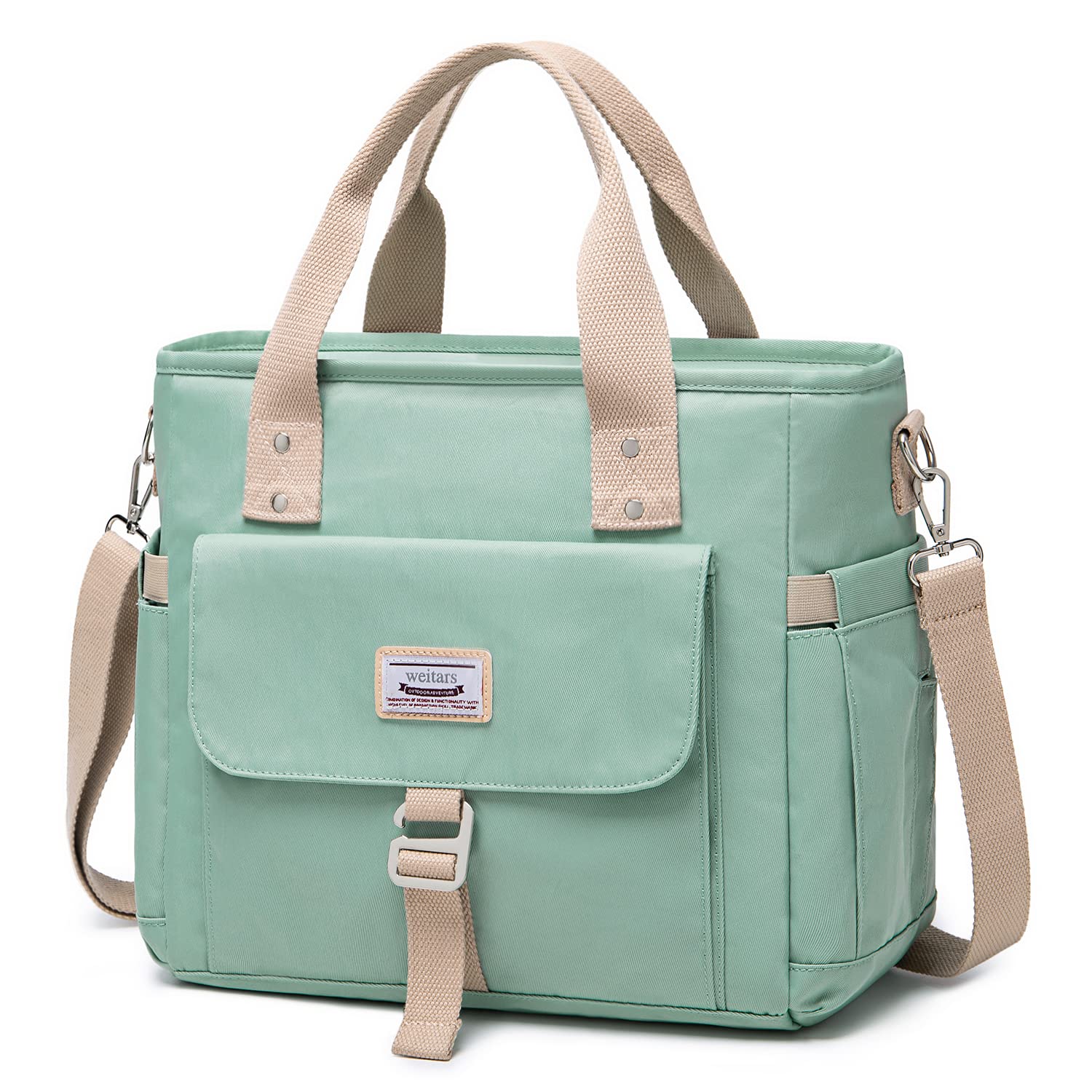Weitars insulated lunch bag main compartment keeps meals fresh for work and travel.