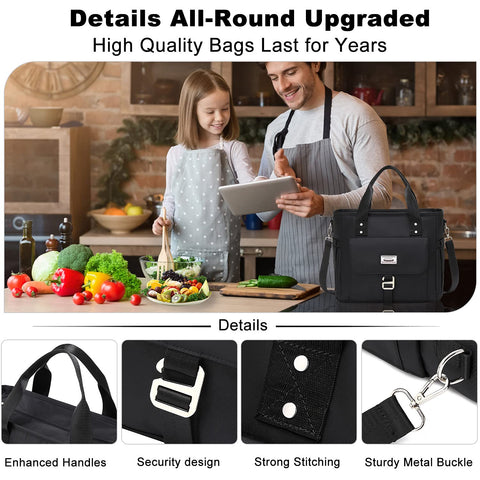 Weitars leak-proof liner helps prevent spills while carrying your meals.