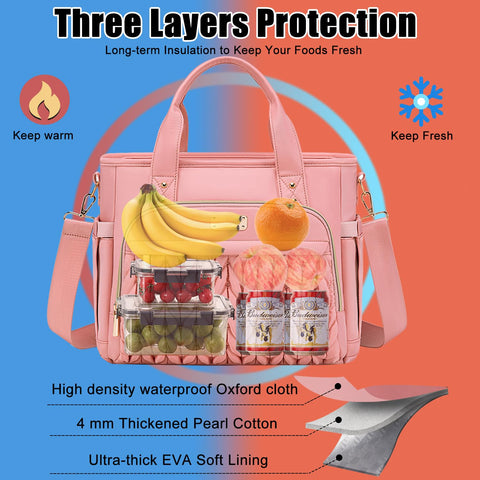 Removable shoulder strap offers versatile, hands-free carrying options.