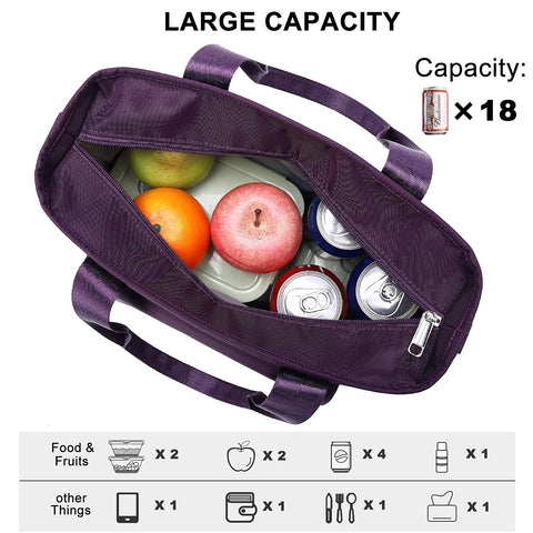 Weitars lunch bag side pocket keeps bottle and accessories organized on the go
