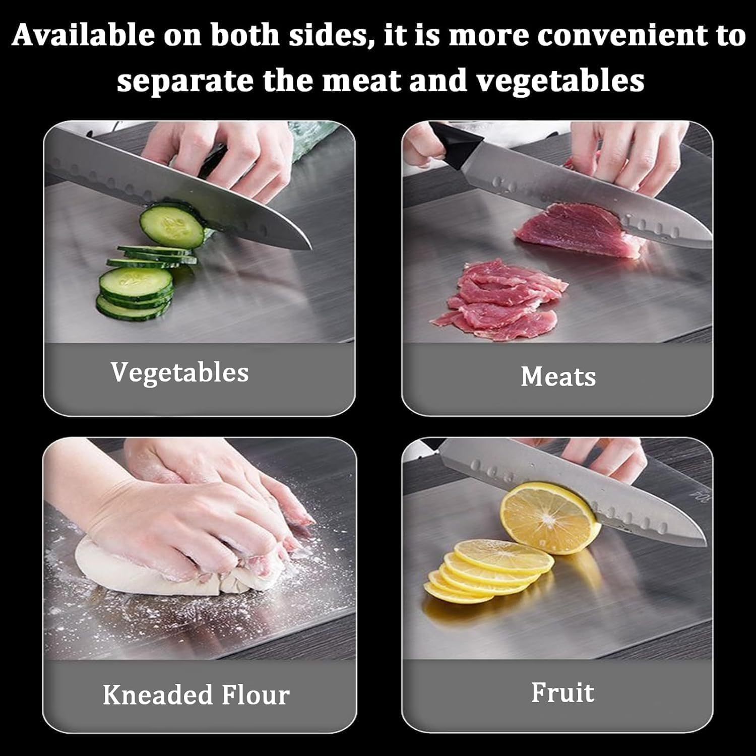 Wekayli 13x9 board suitable for fruit, fish, and quick chopping.