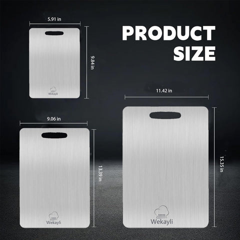 Wekayli easy-clean surface helps keep prep area odor-free.