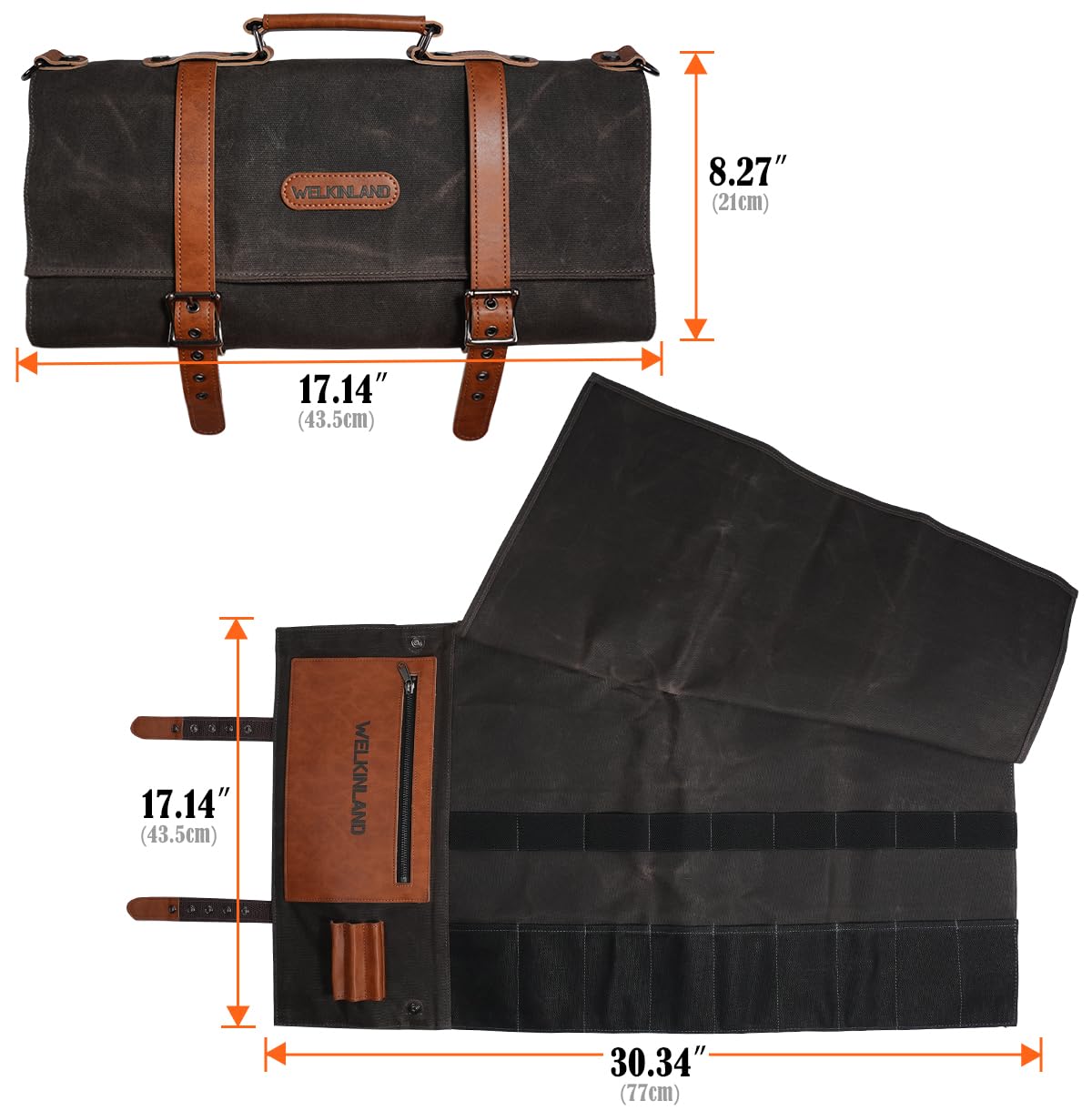 WELKINLAND waterproof design helps protect blades outdoors
