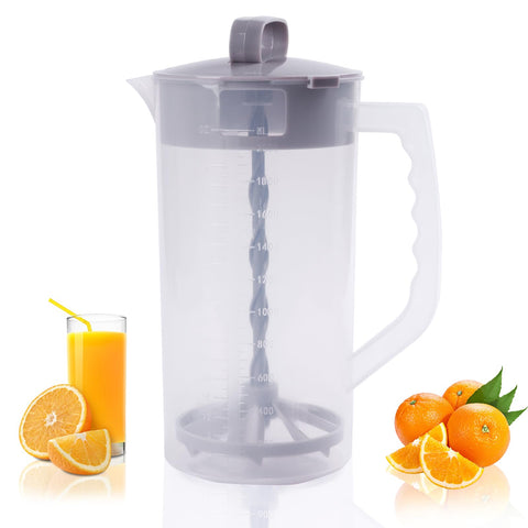WELKOR 64oz mixing pitcher assembly ready for quick blending and transfer