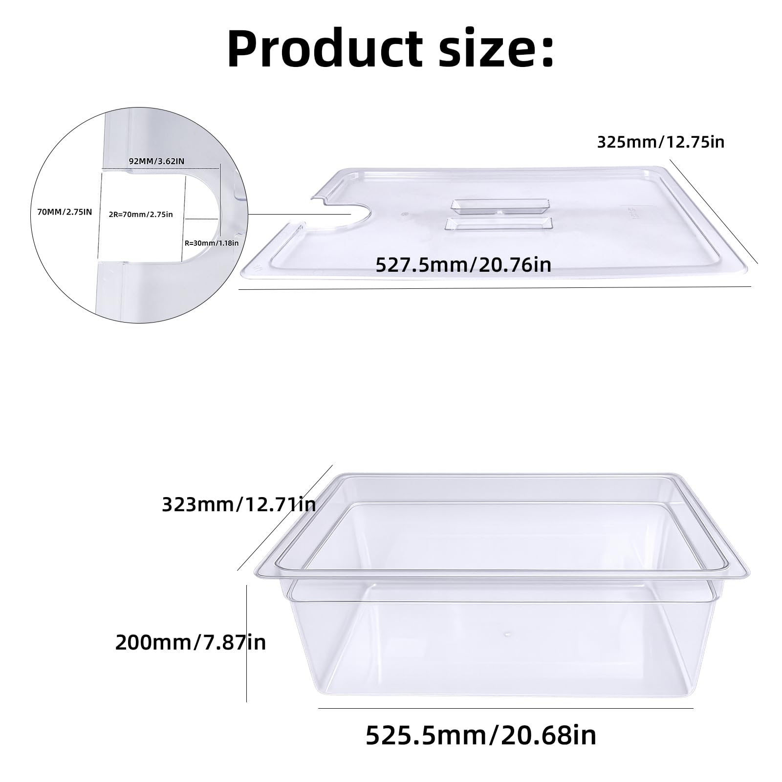 WELKOR stainless rack with anti-float bar keeps bags organized