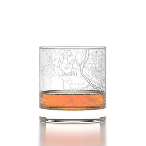Well Told 11 oz glass with heavy base ideal for sipping whiskey
