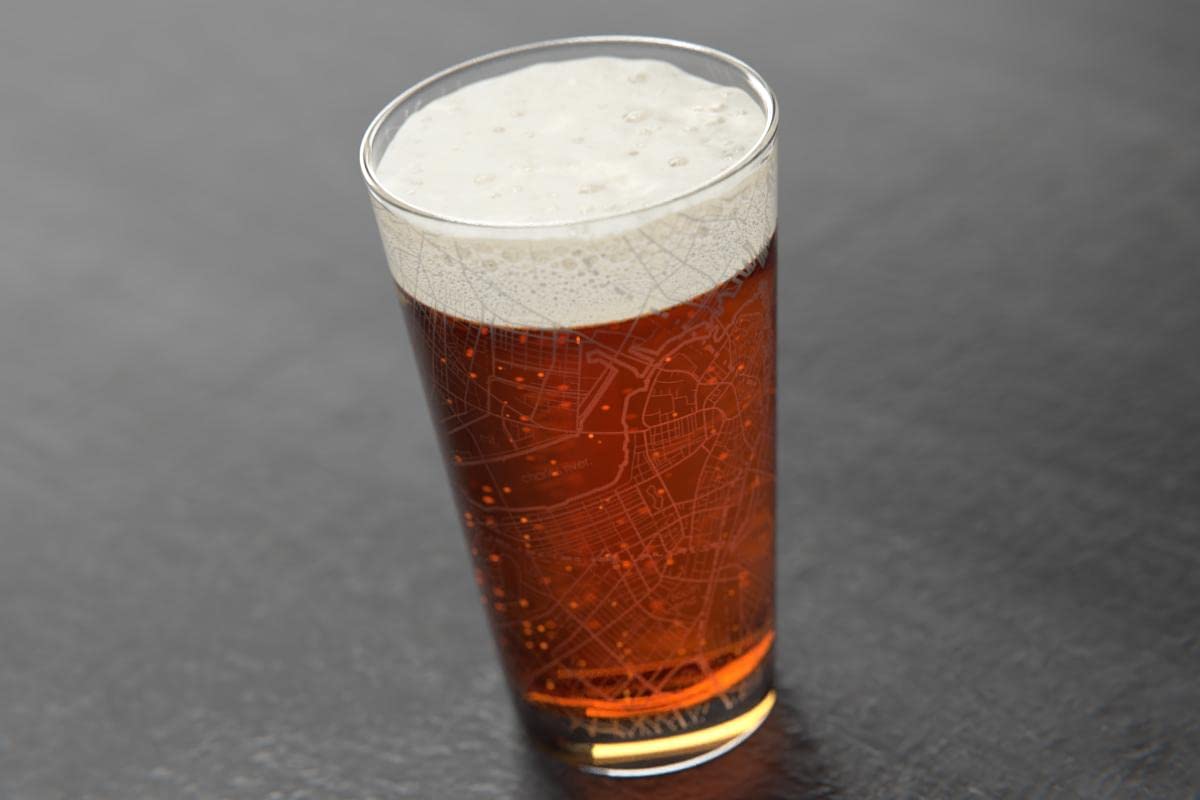 Well Told Boston Map Pint Glass gift ready packaging for effortless gifting