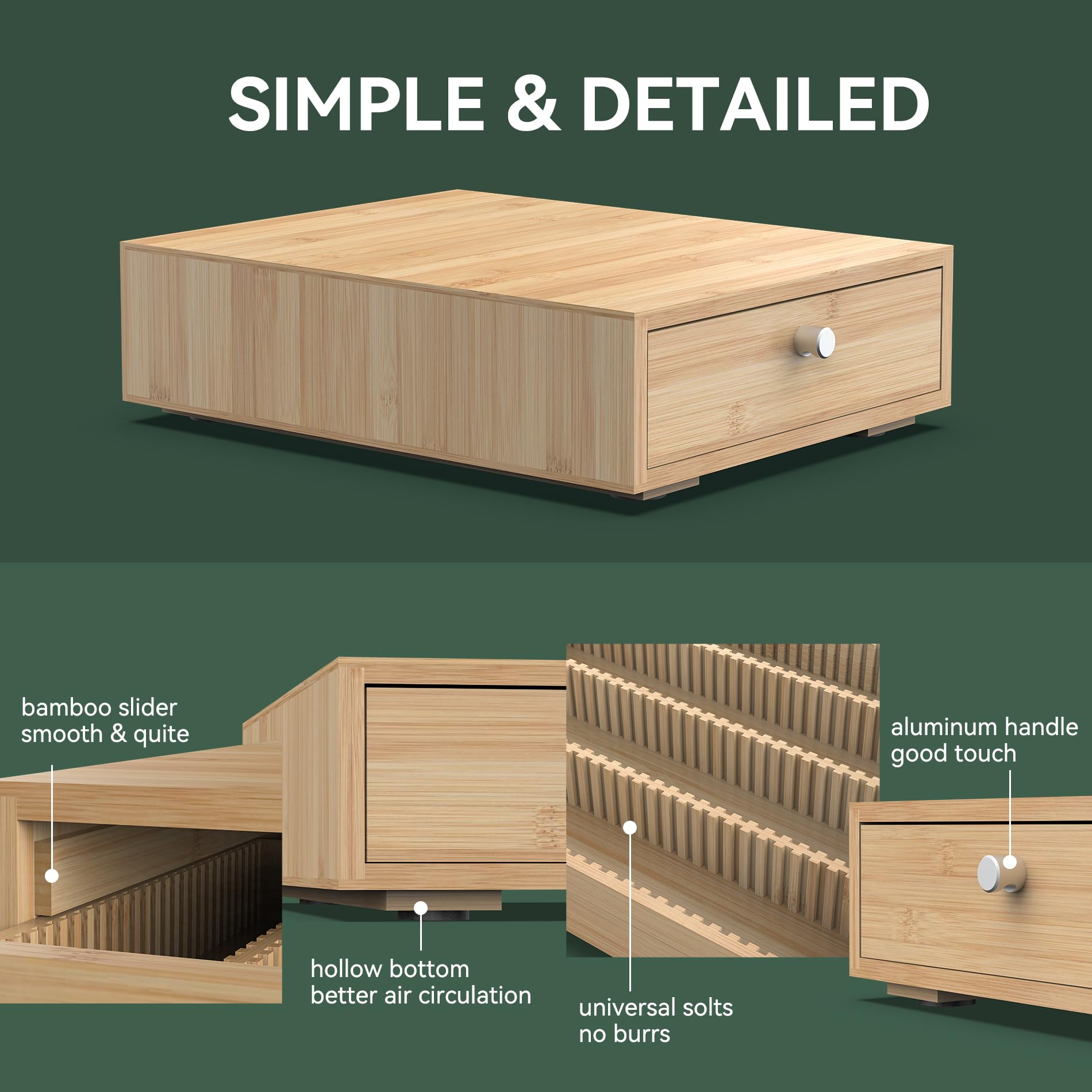 WELL WENG easy-clean surface supports quick maintenance after coffee rituals.