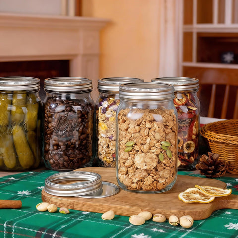 WellLife mason jar 32oz for decorations and DIY crafts like candles and gifts.