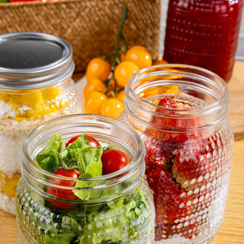 WELLIFE 32 oz jar safe for microwave and dishwasher convenience
