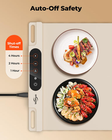 WELLPEAK safe heat-insulated design prevents countertop damage.