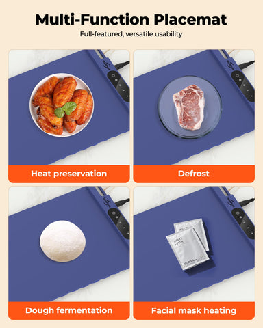 Auto-off safety feature highlighted on WELLPEAK warming mat