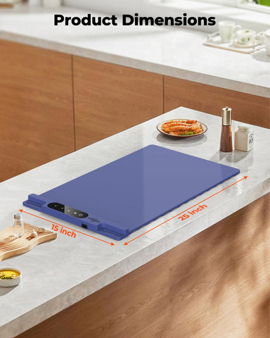 WELLPEAK warming mat ideal for family gatherings and festive meals