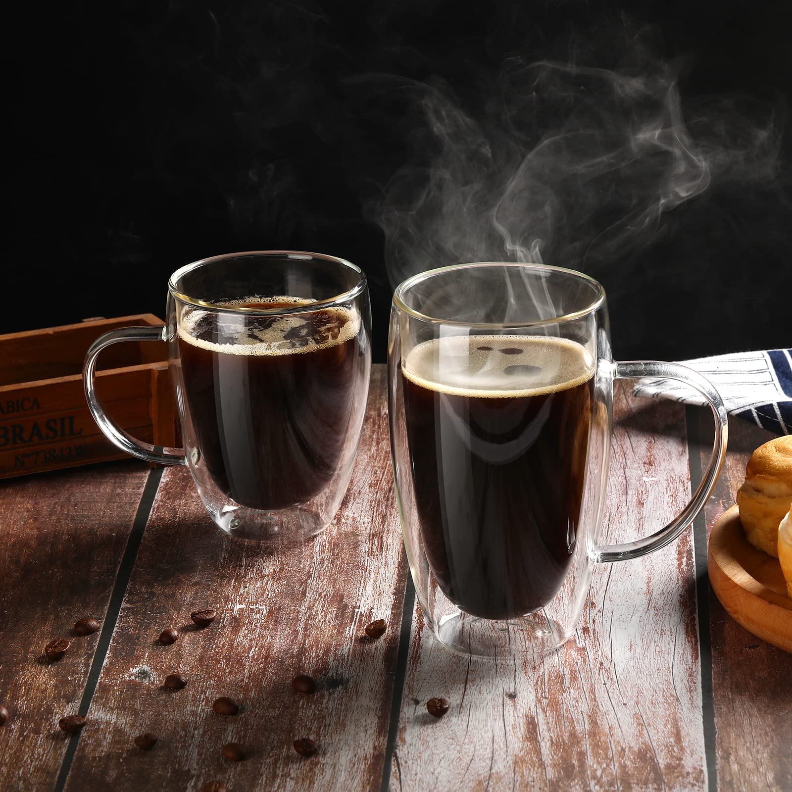 Wells mug suits espresso, latte, tea, or wine in style