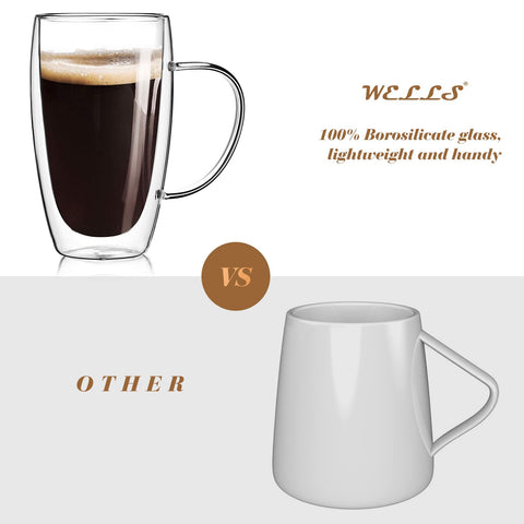 Wells mug is microwave safe and dishwasher friendly for easy care