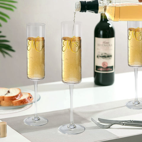 Wells wedding keepsake flutes for engagement and anniversaries