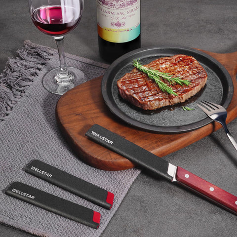 WELLSTAR BPA-free ABS plastic knife guard offers durable, non-toxic protection