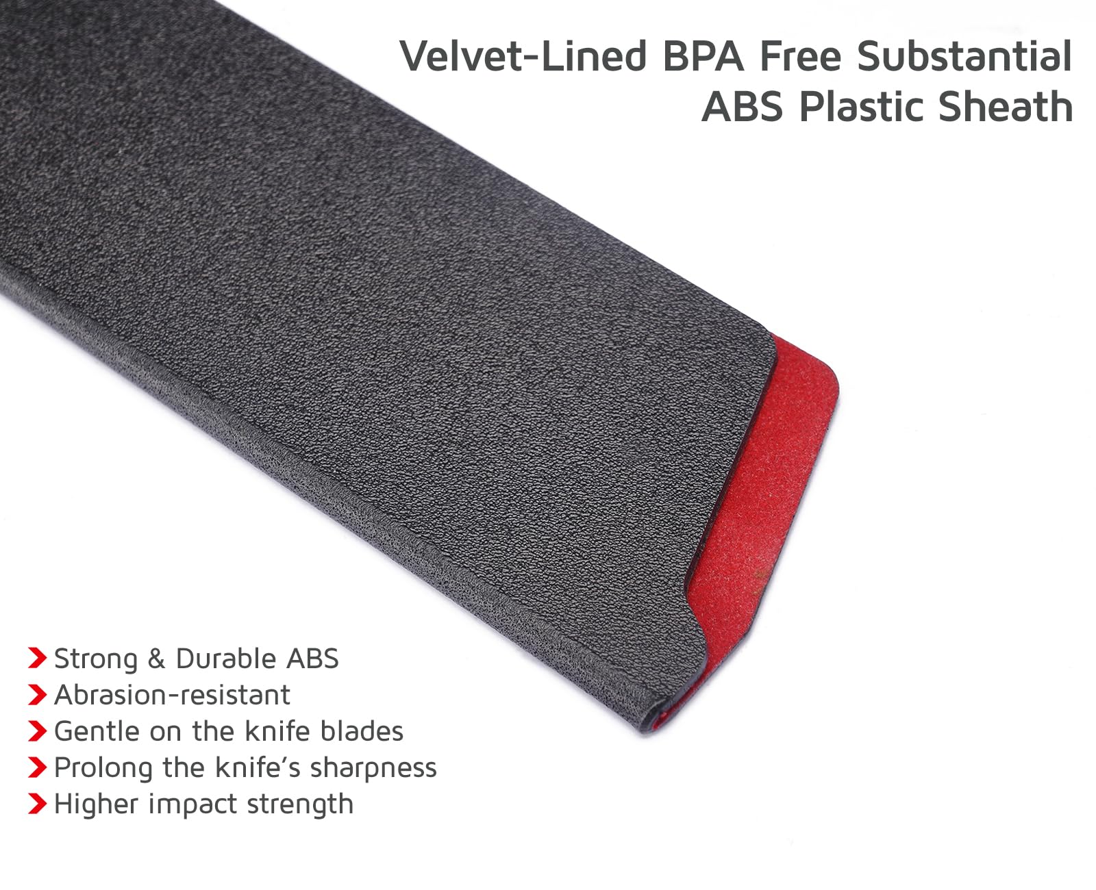 WELLSTAR felt-lined inner cushions blades to prevent scratches.