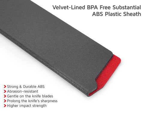 WELLSTAR Felt-lined interior minimizes blade contact to help prevent scratches.