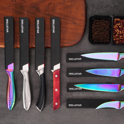 WELLSTAR edge guards keep knives organized between uses
