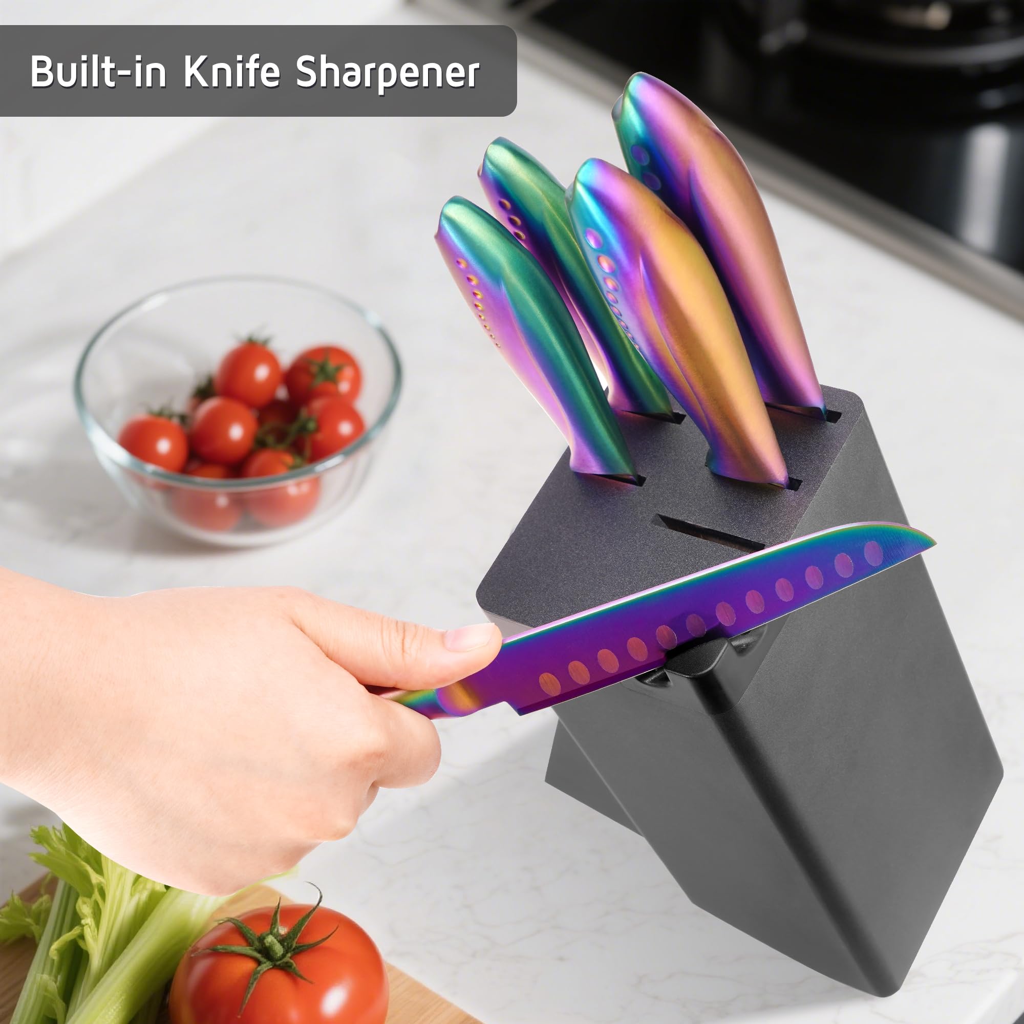 Wellstar Rainbow Kitchen Shears for easy trimming and snipping