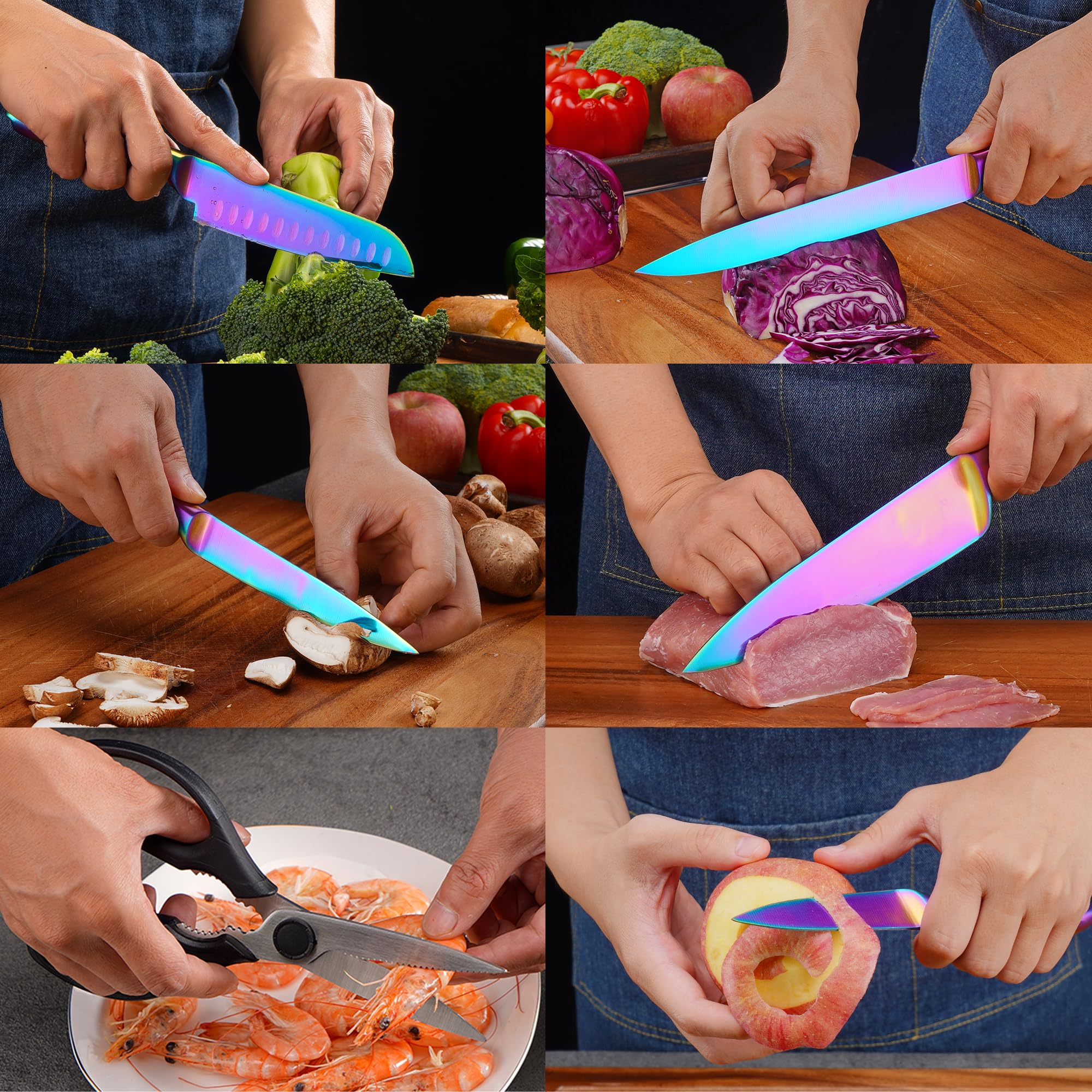 Wellstar Rainbow Paring Knife 3.5-inch for detail work