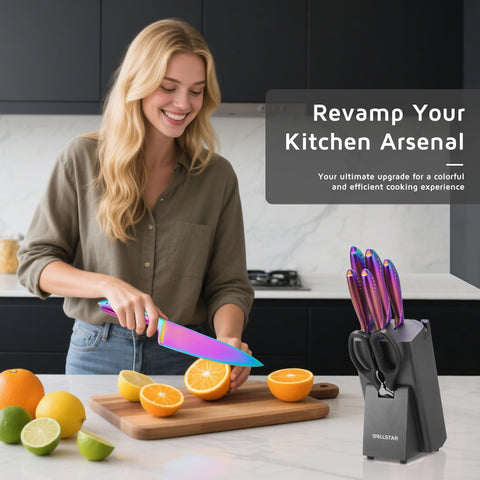 Wellstar Rainbow Slicing Knife 8-inch for clean, even slices