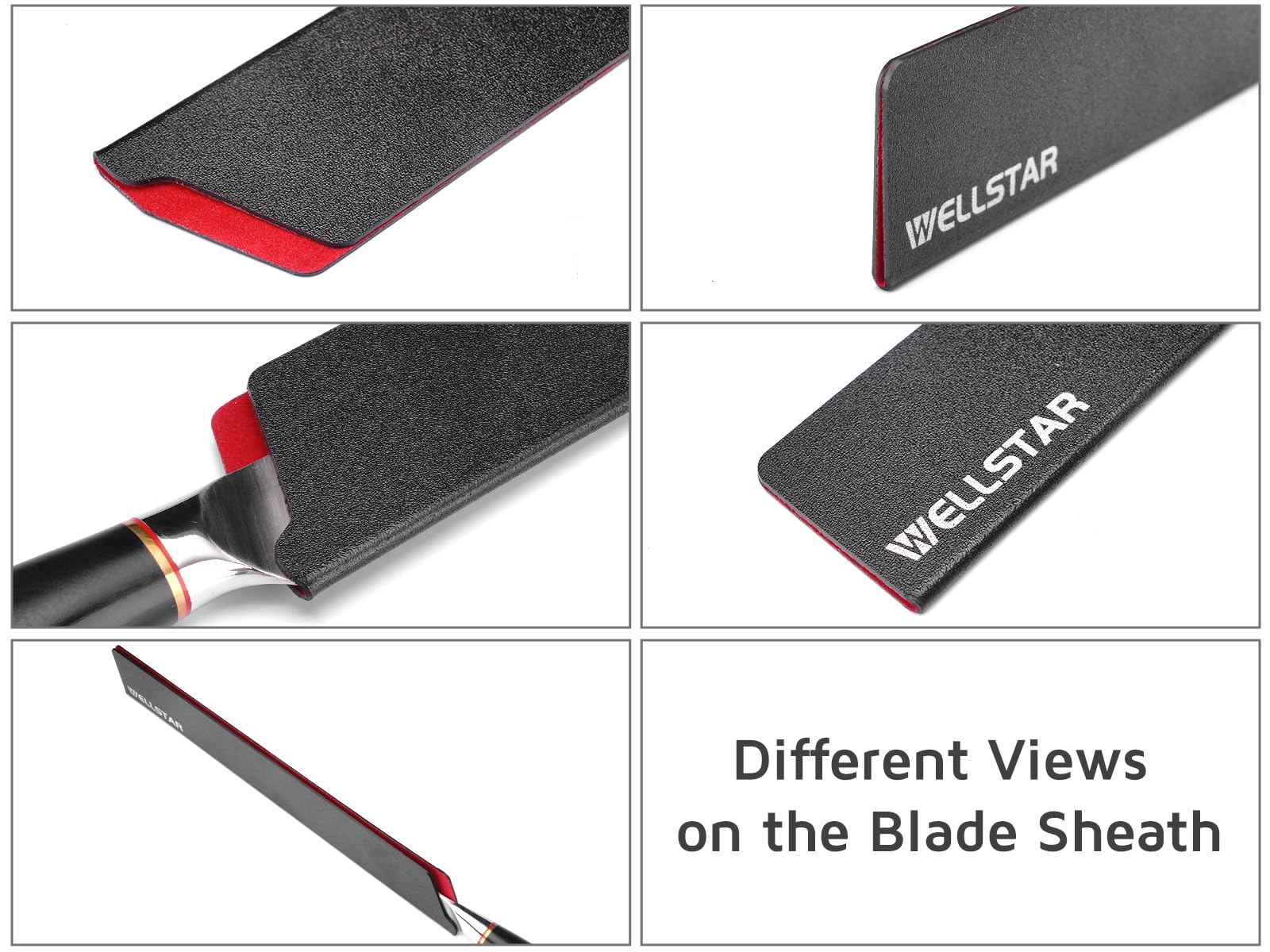 WellStar knife guards offer easy top-entry insertion for quick storage.
