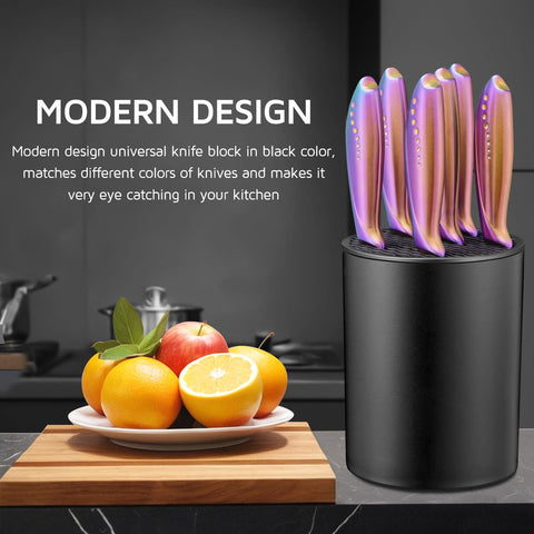 WELLSTAR detachable-top knife block for easy cleaning