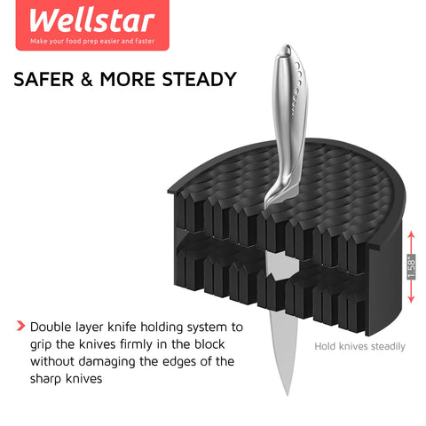 WELLSTAR stable-design block keeps edges separated and secure