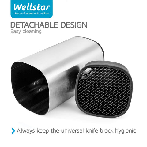 Detachable top of WELLSTAR block for easy cleaning and access