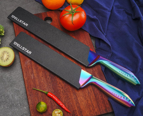 WELLSTAR universal knife edge guard for 10-75 inch blades protects edges.