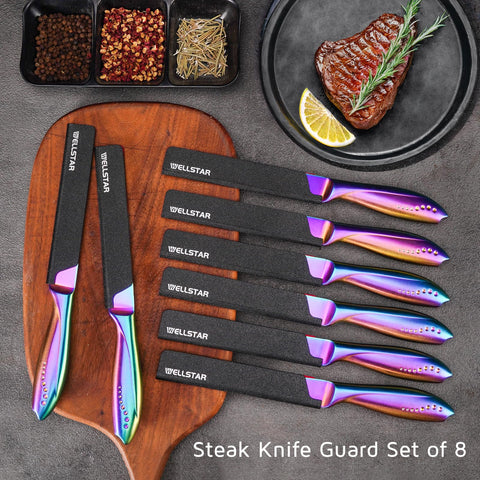 WELLSTAR universal knife guards fit straight or slanted handles