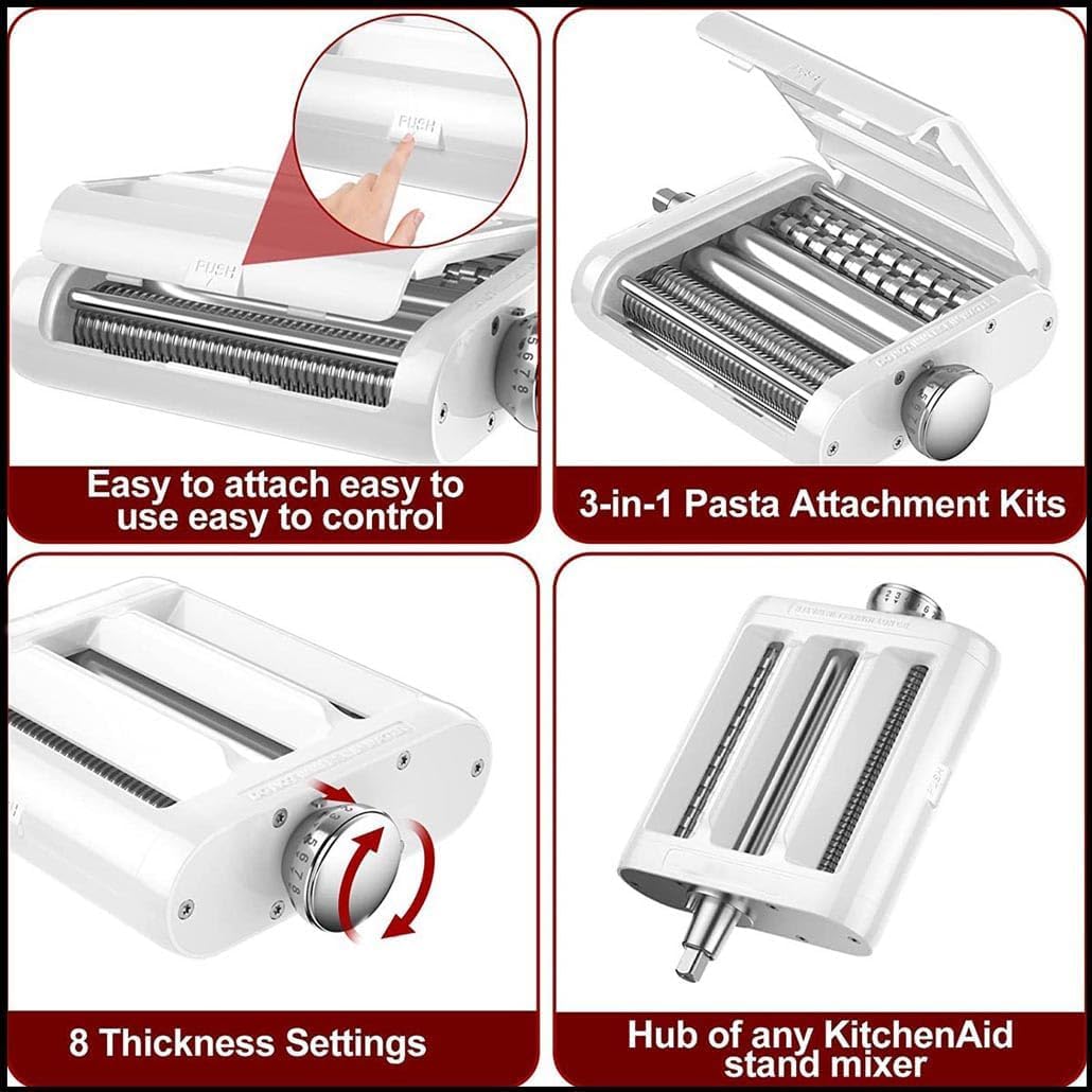 Wellsure fettuccine cutter attachment for hearty ribbons