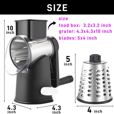 Weltonhm cheese grater for tacos, salads, hash browns and baking uses.