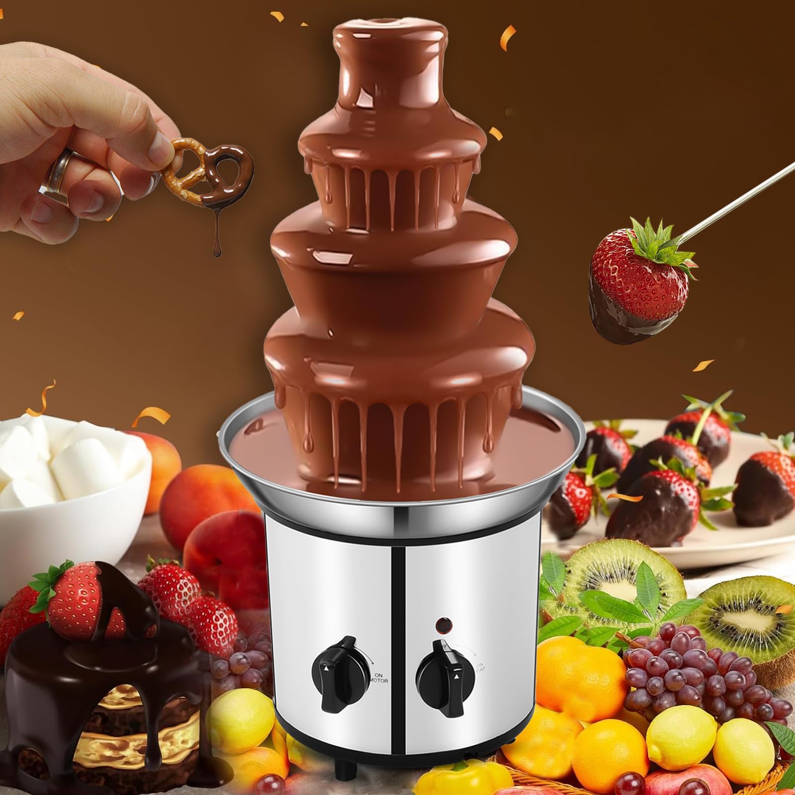 WEMAKMAK party dessert station enhances buffet appeal.