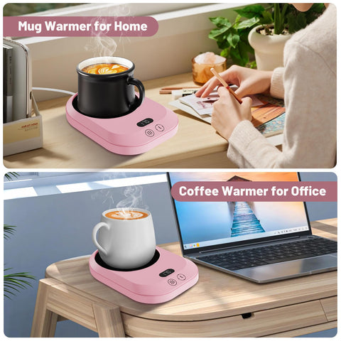 Wenvinda mug warmer cable length enables flexible placement.