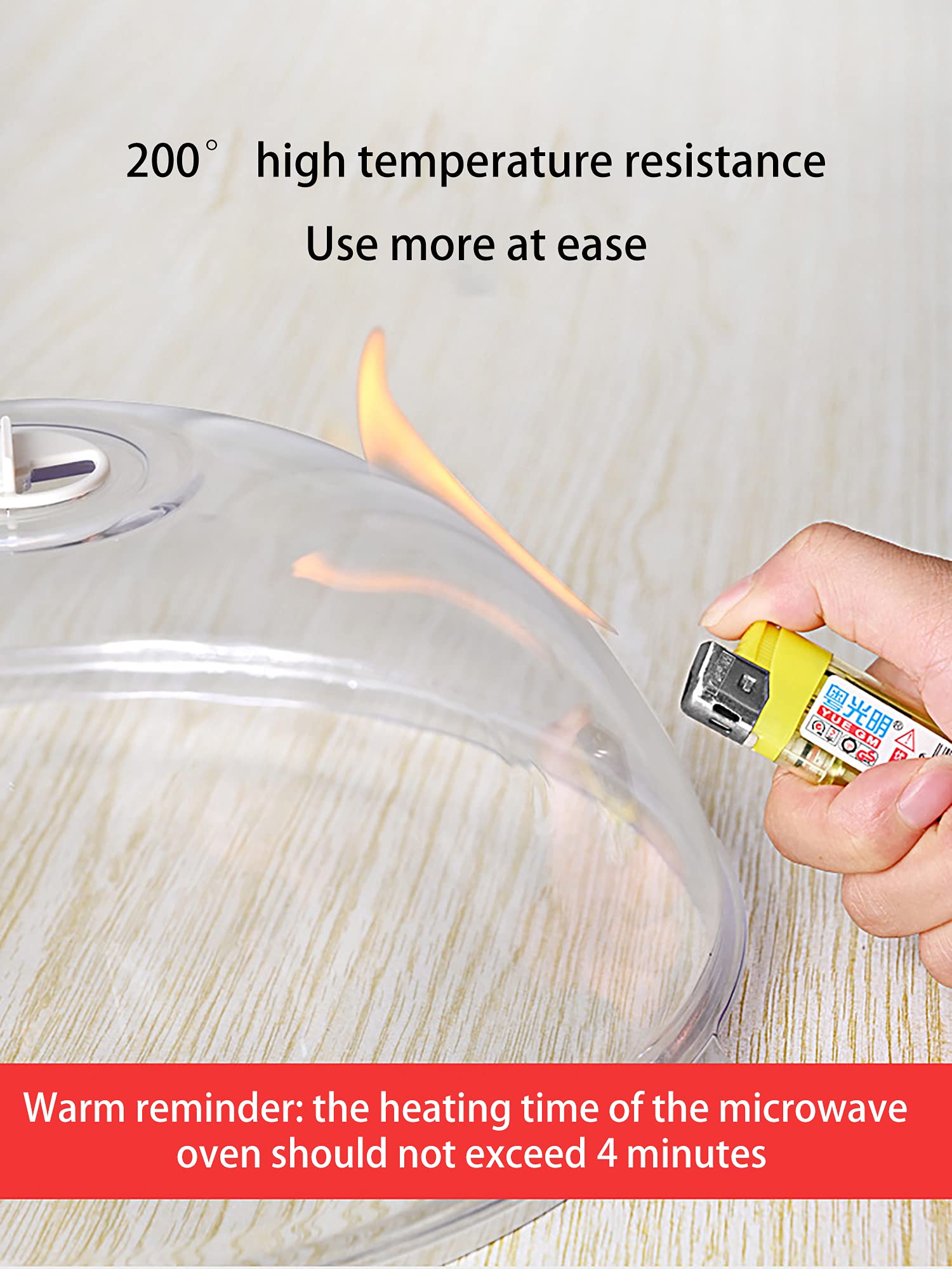 Transparent WENWELL lid enabling easy monitoring of food
