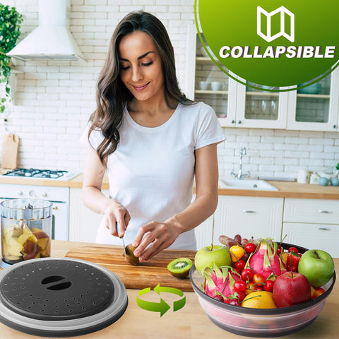 WENWELL multiuse kitchen mat and cover in a compact setup