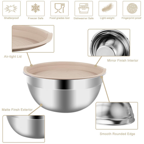 WEPSEN 3QT bowl ideal for small prep tasks